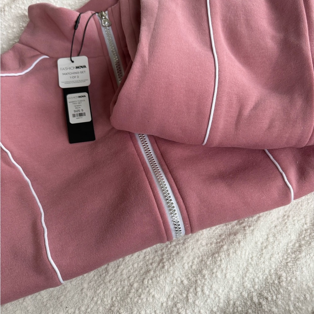 Fashion Nova Kassidy Fleece Pant Set